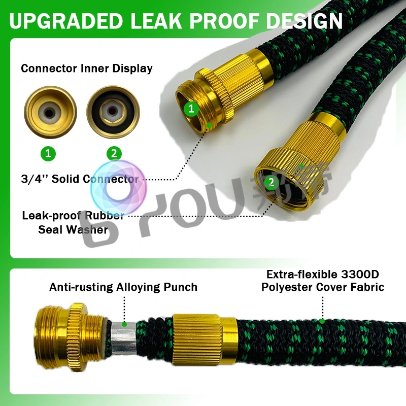 50ft OEM Expandable Garden Hose with Nozzle 2