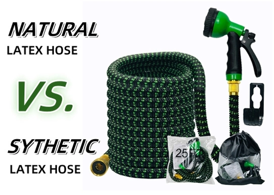 NATURAL LATEX HOSE  VS.  SYTHETIC LATEX HOSE