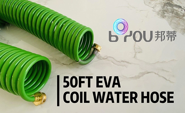 50FT EVA COIL WATER HOSE
