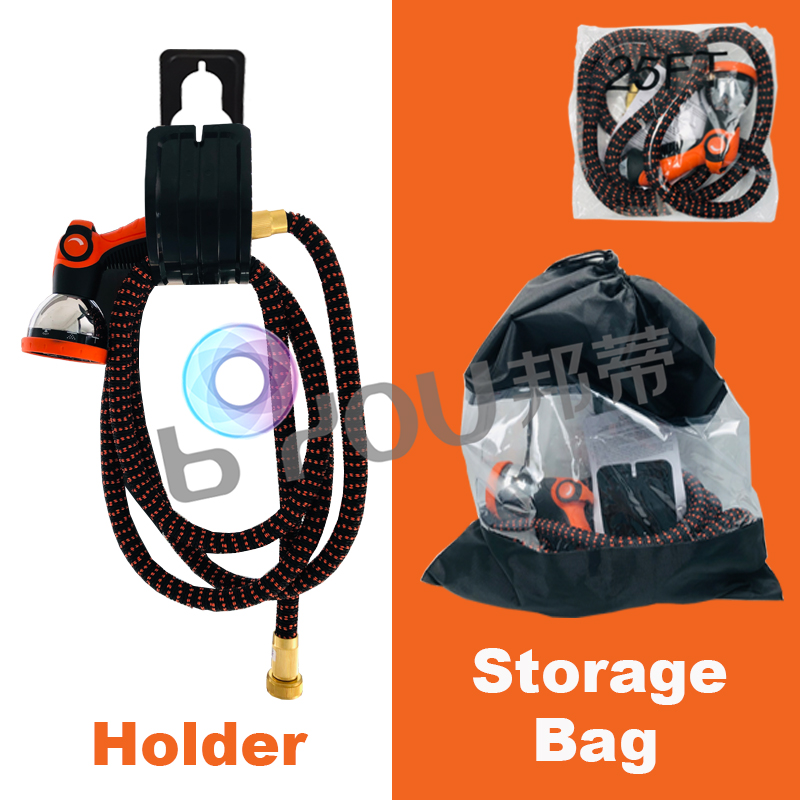 flexible expandable garden hose lightweight and easy carrying with 10 mode water gun 5