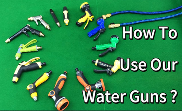 How to use our water guns?