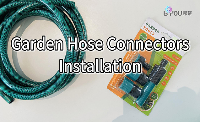 Garden Hose Connectors Installation