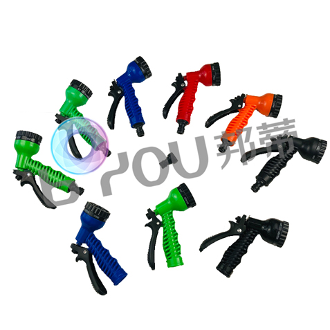7 Spray Modes Center Jet Full Mist Cone Shower Flat Water Gun