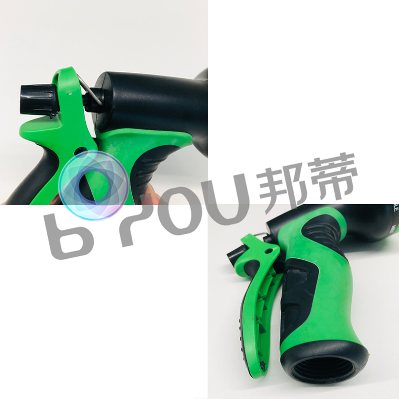 3 times expandable garden hose flexible 50ft with metal connectors and 10 nozzle water gun f
