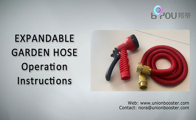 Expandable Garden Hose Operation Instructions