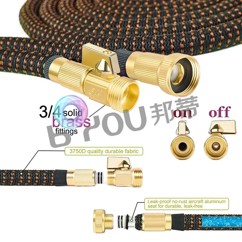 Expandable Hose with Anti Kink Design and Spray Nozzle 3