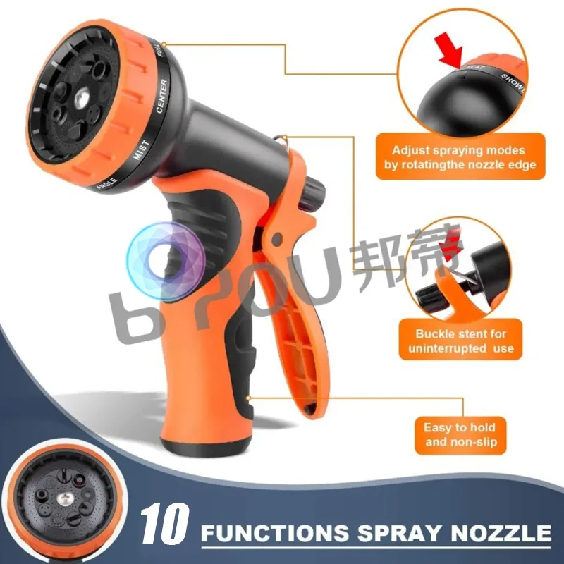 Expandable Hose with Anti Kink Design and Spray Nozzle 4