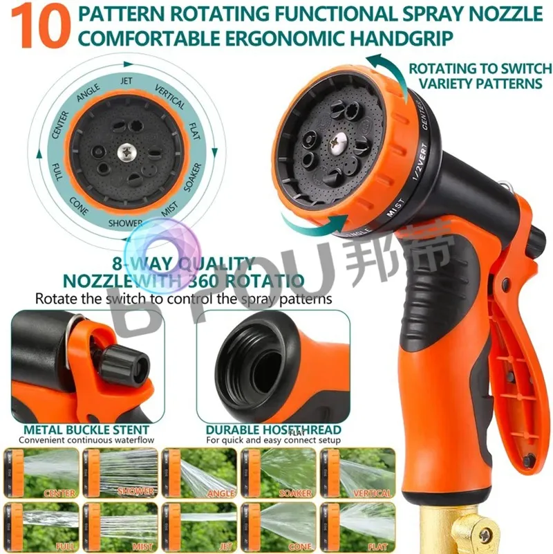 Expandable Hose with Anti Kink Design and Spray Nozzle 5