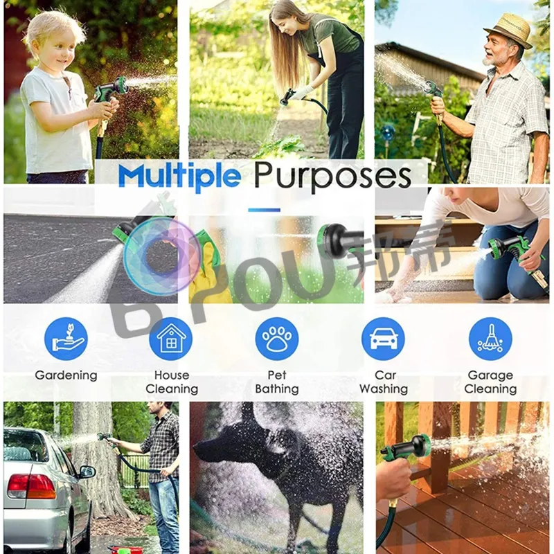 Expandable Hose with Anti Kink Design and Spray Nozzle 6