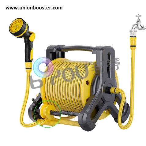 Garden Water Hose Reel Cart Set For Plants Watering