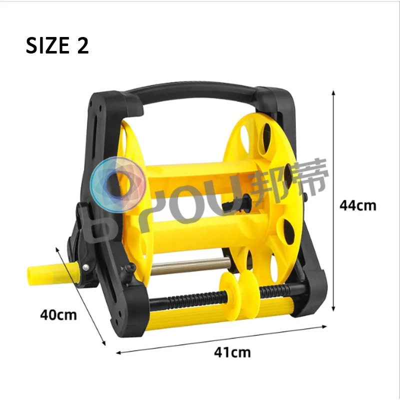 garden water hose reel cart set for plants watering colors 2