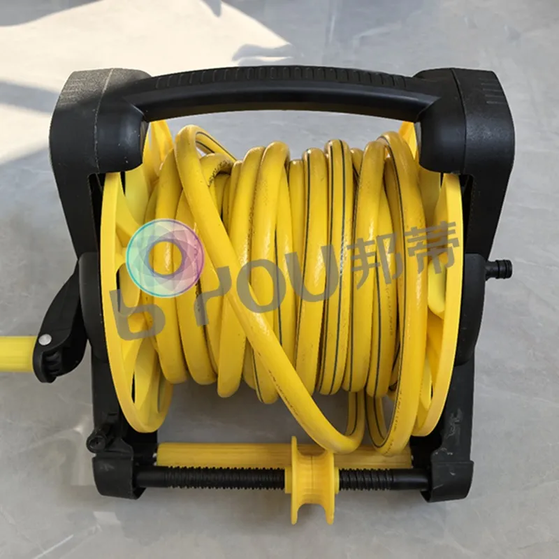 garden water hose reel cart set for plants watering details 1