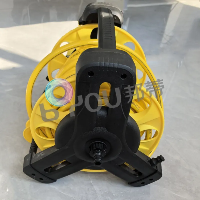 garden water hose reel cart set for plants watering details 6