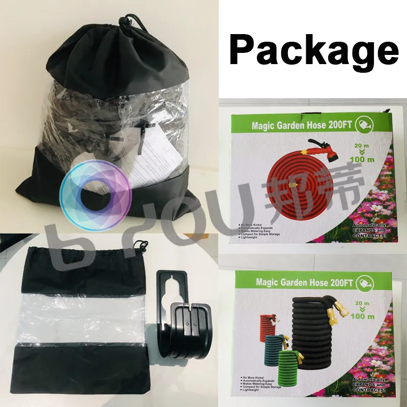 expandable garden hose fitting with 7 spray pattern nozzles 05