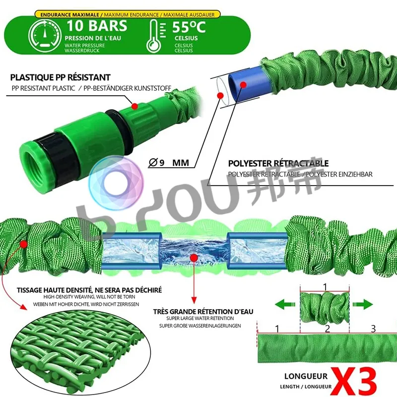 25 100ft expandable garden hose for car wash high pressure 2