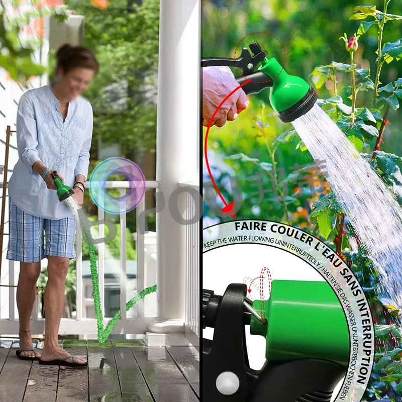 25 100ft expandable garden hose for car wash high pressure 6
