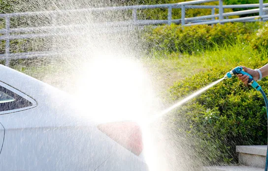 Application of Heavy-Duty Garden Hose Reel with Reinforced Hose