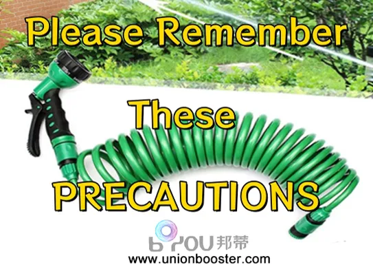 THE PRECAUTIONS OF EVA COIL HOSE